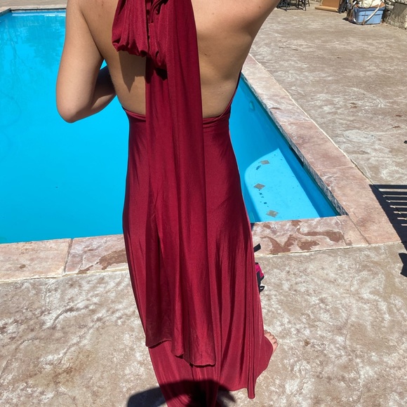 Lulu’s multi style floor length dress - Picture 5 of 9